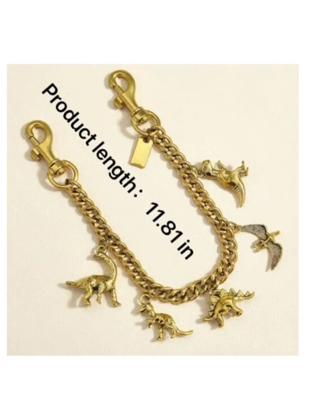 Durable Resin Alloy Bag Charms for Handbags Cute Dinosaur Keychain Decor